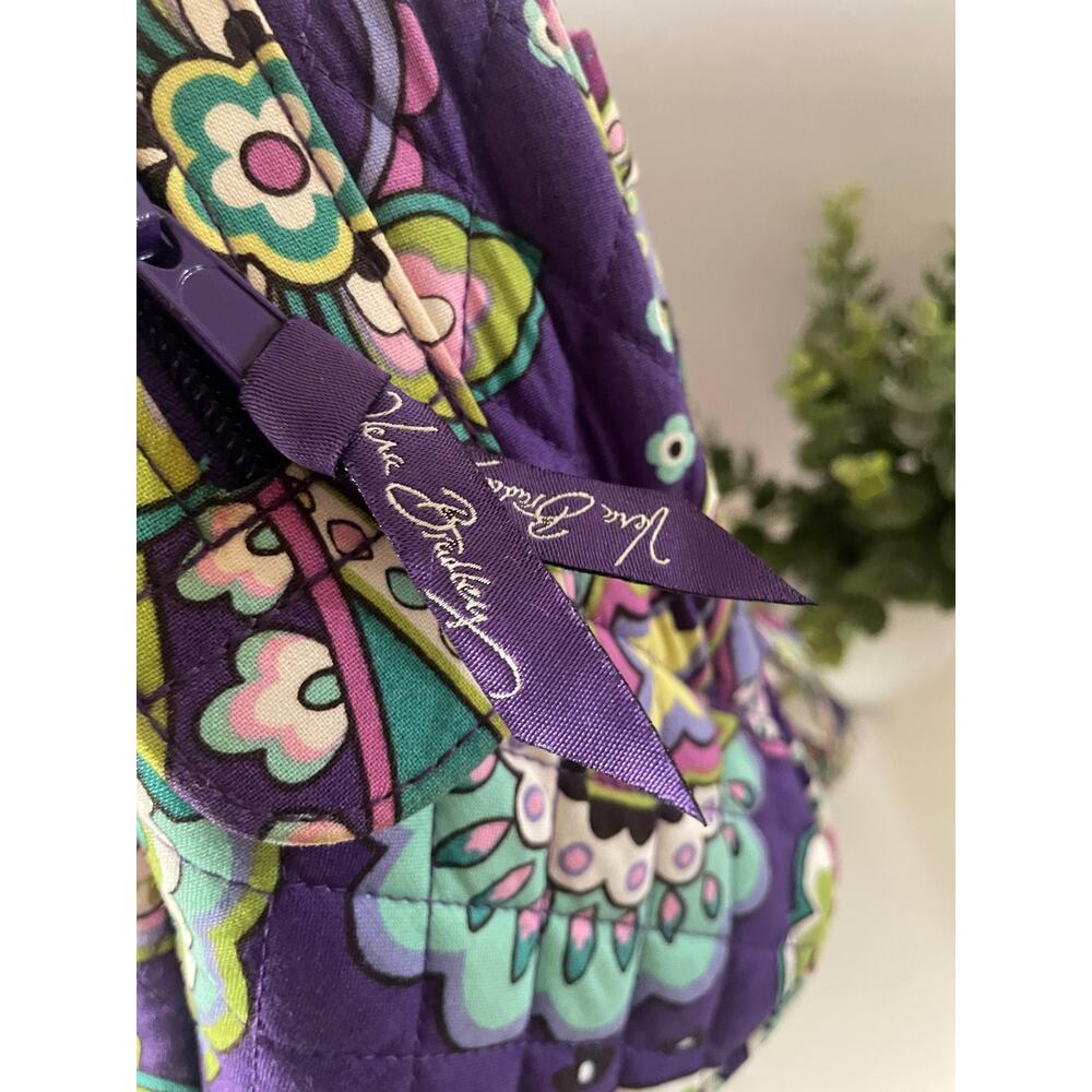 EUC Vera Bradley Glenna Shoulder Bag in Flora - Quilted Cotton Floral Tote - Picture 6 of 11
